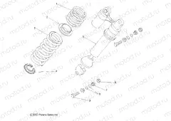 SUSPENSION | SUSPENSION, REAR SHOCK MOUNTING - A10GJ45AA (49ATVSHOCKMTG08OUT525S)