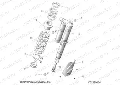 SUSPENSION | SUSPENSION, REAR SHOCK MOUNTING, DELUXE - Z20R4D92AC/BC/AR/BR (C0702880-1)