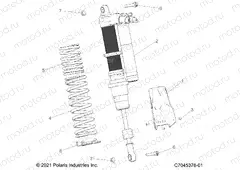 SUSPENSION | SUSPENSION, REAR SHOCK MOUNTING, DELUXE - Z22RGL2KAP/AL/BK/BP/BT (C7045378-01)