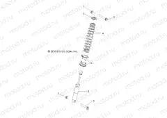 SUSPENSION | SUSPENSION, REAR SHOCK MOUNTING - R13VE76AD (49RGRSHOCKMTGRR11RZRS)
