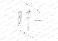 SUSPENSION | SUSPENSION, REAR SHOCK MOUNTING - R13VE76FX/FI (49RGRSHOCKMTGRR09RZRSI)