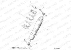 SUSPENSION | SUSPENSION, REAR SHOCK MOUNTING - R20RRF99AV/BV (C700681)