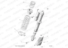 SUSPENSION | SUSPENSION, REAR SHOCK MOUNTING, STANDARD/PREMIUM - Z22G4E92AJ/BJ/G4K92AP/BP/G4V92AP/BP (C702982)