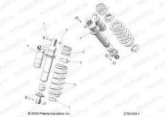 SUSPENSION | SUSPENSION, REAR SHOCK MOUNTING - Z20A4E99AH/BH/LH (C701103-1)