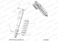 SUSPENSION | SUSPENSION, REAR SHOCK MOUNTING - Z20ASS99C2/CH (C701066-1)