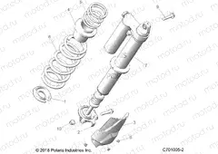 SUSPENSION | SUSPENSION, REAR SHOCK MOUNTING - Z20NAE92KL (C701005-2)
