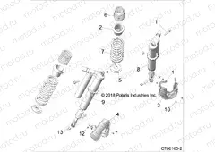 SUSPENSION | SUSPENSION, REAR SHOCK MOUNTING - Z20PAE92AC/BC/F92AC/LC (C700165-2)