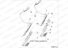 SUSPENSION | SUSPENSION, REAR SHOCK MOUNTING - Z20S1E99NG (C700111-2)