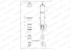 SUSPENSION | SUSPENSION, REAR SHOCK - R13XE76AD (49RGRSHOCKRR7043907)