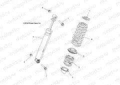 SUSPENSION | SUSPENSION, REAR SHOCK - Z15VA87 ALL OPTIONS (49RGRSHOCKRR7044132)