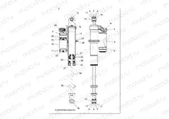 SUSPENSION | SUSPENSION, REAR SHOCK - Z15VBA87AJ/LJ/E87AK/AM/AT/LT/AL/AV (49RGRSHOCKRR7044208)