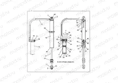 SUSPENSION | SUSPENSION, REAR SHOCK - Z15VDE99FV (49RGRSHOCKRR7044376)