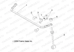 SUSPENSION | SUSPENSION, REAR STABILIZER BAR - R15RMAEGJ/GC/EJ (49RGRSTABILIZERRR10)