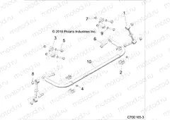 SUSPENSION | SUSPENSION, REAR STABILIZER BAR - Z20PAE92AC/BC/F92AC/LC (C700165-3)