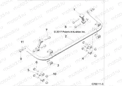 SUSPENSION | SUSPENSION, REAR STABILIZER BAR - Z20S1E99NG (C700111-3)