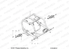 SUSPENSION | SUSPENSION, REAR SWING ARM - A23HZB15A1/A4/B1/B4 (101423-2)