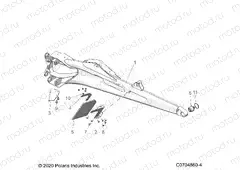 SUSPENSION | SUSPENSION, REAR TRAILING ARMS - Z22RME2KAG/BG/K2KAN/BN (C0704860-4)