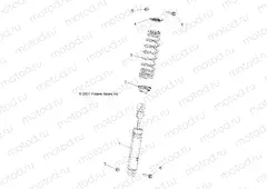 SUSPENSION | SUSPENSION, SHOCK, FRONT - A15SVA85AD (49ATVSHOCKFRT7043168)