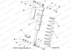 SUSPENSION | SUSPENSION, SHOCK, FRONT - A20SGE95AK (C101714)