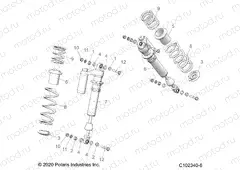 SUSPENSION | SUSPENSION, SHOCK, FRONT - A20SGE95AK (C102340-6)