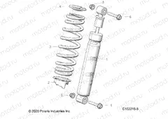 SUSPENSION | SUSPENSION, SHOCK, FRONT - A20SXM95AL/CAL (C102215-8)