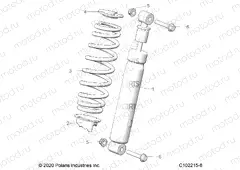SUSPENSION | SUSPENSION, SHOCK, FRONT - A20SXN85A8/CA8 (C102215-8)