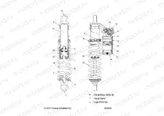 SUSPENSION | SUSPENSION, SHOCK, FRONT (QS3 LE) - J20UKB/UKC/USC/UMC/USB (600658)