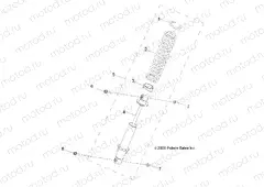 SUSPENSION | SUSPENSION, SHOCK, FRONT - R15YAV17AA/AF/BA/BF (49RGRSHOCKFRT09RZR170)