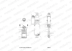 SUSPENSION | SUSPENSION, SHOCK, FRONT TRACK (BLACK) - S20ELS8PS ALL OPTIONS (600342)