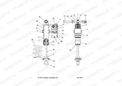 SUSPENSION | SUSPENSION, SHOCK, FRONT TRACK (LE) - J20DRCXXX ALL OPTIONS (601385)