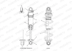 SUSPENSION | SUSPENSION, SHOCK, FRONT TRACK, MONOTUBE - S23TFK8RS (601541)