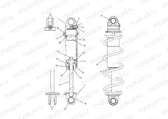 SUSPENSION | SUSPENSION, SHOCK, FRONT TRACK - S20EFS8RS/8RE ALL OPTIONS (600054)