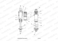 SUSPENSION | SUSPENSION, SHOCK, FRONT TRACK - S20MDX6JSA/6JEA