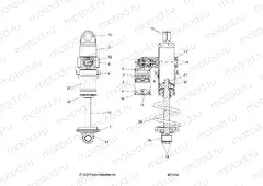 SUSPENSION | SUSPENSION, SHOCK, FRONT TRACK - S21EGT8R (601536)