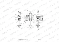 SUSPENSION | SUSPENSION, SHOCK, FRONT TRACK, VELOCITY - S23TGW8MS/TGM8MS (602024)