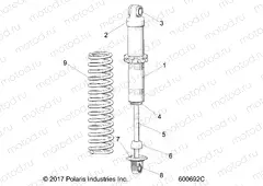 SUSPENSION | SUSPENSION, SHOCK, IFS (SP) - S20FJB8 ALL OPTIONS (600692C)