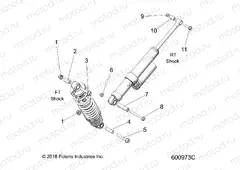 SUSPENSION | SUSPENSION, SHOCK MOUNTING, REAR SUSP. - S20EDP8RS/8REM (600973C)
