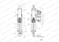 SUSPENSION | SUSPENSION, SHOCK, REAR (120 SX) - J20URLXXXA (600928)
