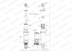 SUSPENSION | SUSPENSION, SHOCK, REAR - A13GH8EAK (49ATVSHOCKRR7043856)