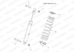 SUSPENSION | SUSPENSION, SHOCK, REAR - A15SVA85fD (49ATVSHOCKRR7043169)