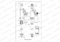 SUSPENSION | SUSPENSION, SHOCK, REAR - A15SYL95AP (49ATVSHOCKRR7044100)