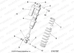 SUSPENSION | SUSPENSION, SHOCK, REAR - A20SLZ95AE (C101787)