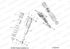SUSPENSION | SUSPENSION, SHOCK, REAR - A20SLZ95AE (C102342-4)
