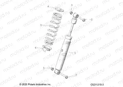 SUSPENSION | SUSPENSION, SHOCK, REAR - A20SYE95AD/CAD (C0211315-3)