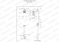 SUSPENSION | SUSPENSION, SHOCK, REAR PIGGYBACK INTERNALS - A20SLZ95AE (101548)