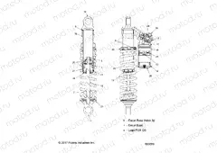 SUSPENSION | SUSPENSION, SHOCK, REAR (QS3 LE) - J20UKB/UKC/USC/UMC/USB (600659)