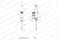 SUSPENSION | SUSPENSION, SHOCK, REAR TRACK (7045297) - S20EKL6PS (601346)