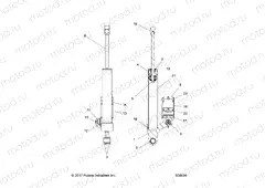 SUSPENSION | SUSPENSION, SHOCK, REAR TRACK (ADVENTURE, XC) - S20FJE8/FJP8 ALL OPTIONS (600694C)