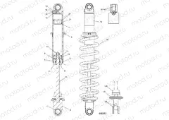 SUSPENSION | SUSPENSION, SHOCK, REAR TRACK (COIL OVER) - S20EFK8PS/EFM8PS (600053)