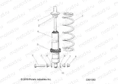 SUSPENSION | SUSPENSION, SHOCK, REAR TRACK - J20DRBXXXA (C601384)